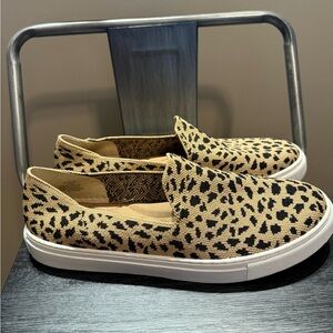 Cecilia New York Leopard Print Slip-On Sneaker Shoe